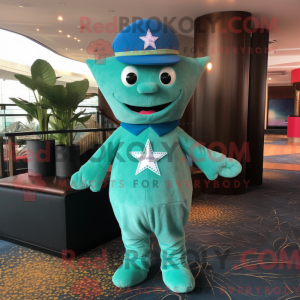 Cyan Starfish maskot...