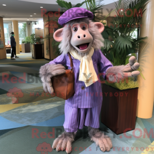 Lavendel bavian maskot...