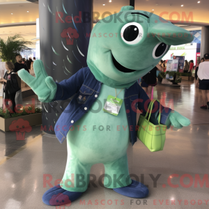 Personaggio mascotte balena...