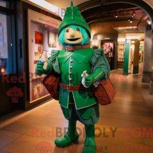 Groen mascottekostuum van...