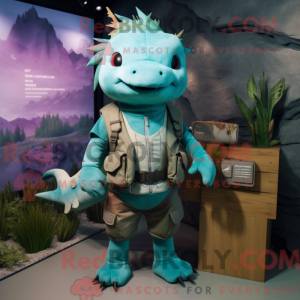 Disfraz de mascota Teal...