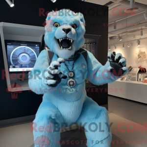 Himmelblå Smilodon...