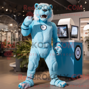 Costume mascotte Smilodon...
