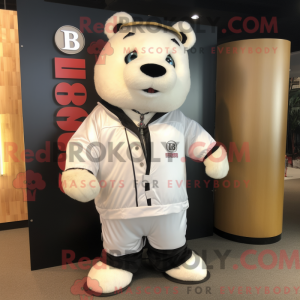 Wit Dim Sum mascottekostuum...