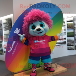 Magenta Rainbow mascot...