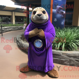 Lilla Sea Lion maskot...