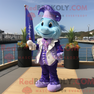 Lavender Mermaid mascot...
