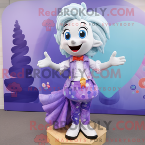 Lavender Mermaid mascot...