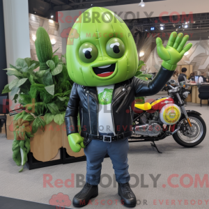 Lime Green Radise maskot...