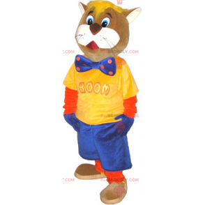 Maskot Mr. Cat s motýlkem - Redbrokoly.com