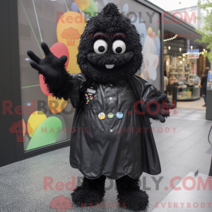 Sort Candy maskot kostume...