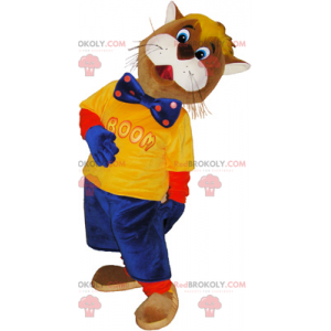 Mascote Sr. Gato com gravata borboleta - Redbrokoly.com