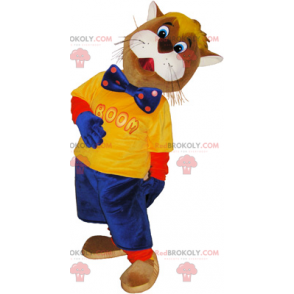 Maskot Mr. Cat med fluga - Redbrokoly.com