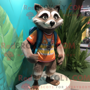 Wasbeer mascottekostuum...