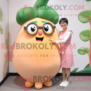 Peach Turnip maskot kostume...