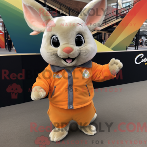 Orange Chinchilla maskot...