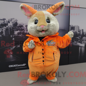 Orange Chinchilla maskot...