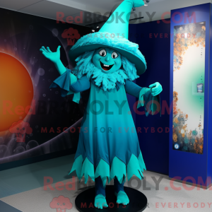 Turquoise Witch mascot...