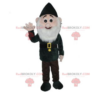Mascotte sneeuwwitte dwerg - groene outfit - Redbrokoly.com
