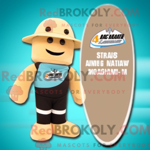 Tan Surfboard maskot...