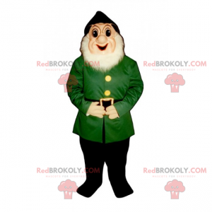 Garden gnome mascot - Redbrokoly.com
