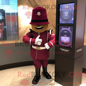Maroon British Royal Guard...