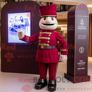 Maroon British Royal Guard...