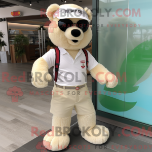 Disfraz de mascota de oso...