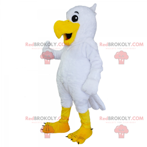 Rød haven gnome maskot - Redbrokoly.com