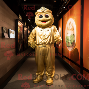 Tan Pot Of Gold mascot...