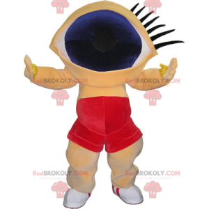 Blauw oog mascotte - Redbrokoly.com