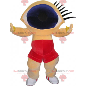 Mascotte œil bleu - Redbrokoly.com