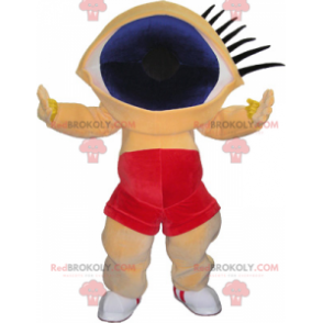 Blå ögon maskot - Redbrokoly.com