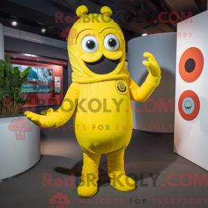 Disfraz de mascota cíclope...