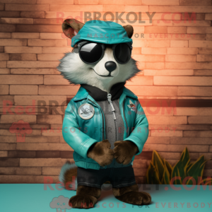 Disfraz de mascota Teal...