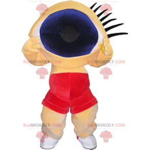 Mascote de olhos azuis - Redbrokoly.com