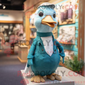 Figura de máscara Teal Dove...