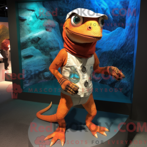 Costume mascotte de lézard...