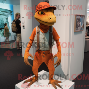 Postava maskota Rust Lizard...