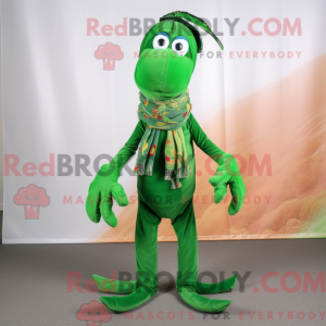 Forest Green Lobster mascot...