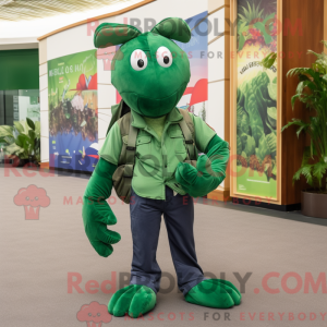 Forest Green Lobster mascot...