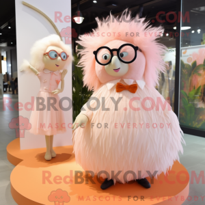 Peach Porcupine maskot...