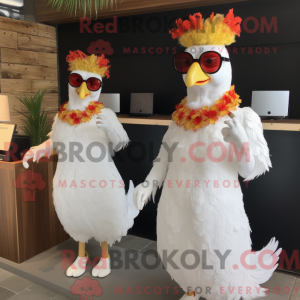 Haan mascotte kostuum...