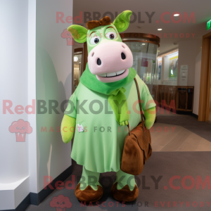 Limegrøn Guernsey Cow...