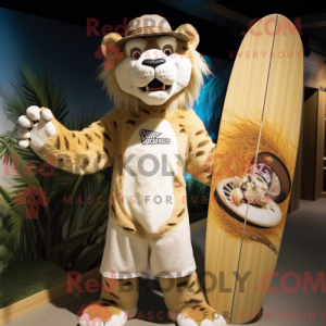Cream Saber-Toothed Tiger...