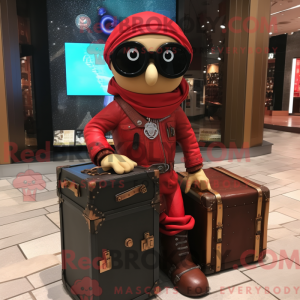Red Treasure Chest mascot...