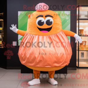 Peach Burgers Maskottchen...