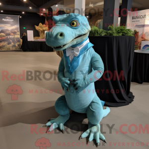 Cyan Komodo Dragon máscara...