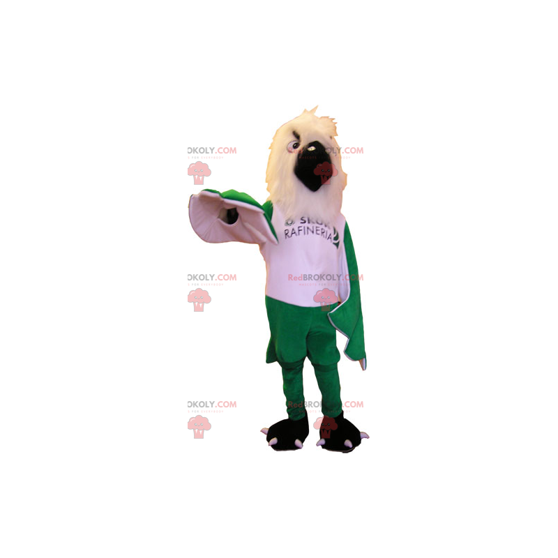 Mascot white bird and green wings - Redbrokoly.com Mascot white bird and green wings - Redbrokoly.com