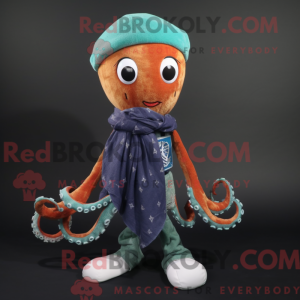 Disfraz de mascota pulpo...